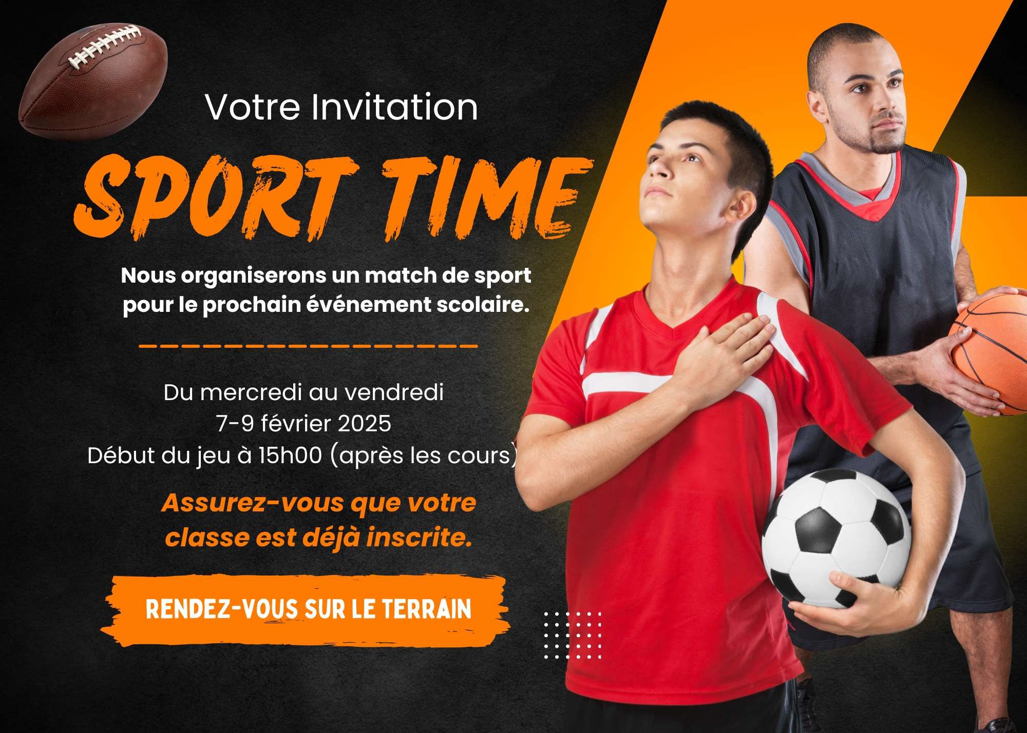 Journée sportive de l’école